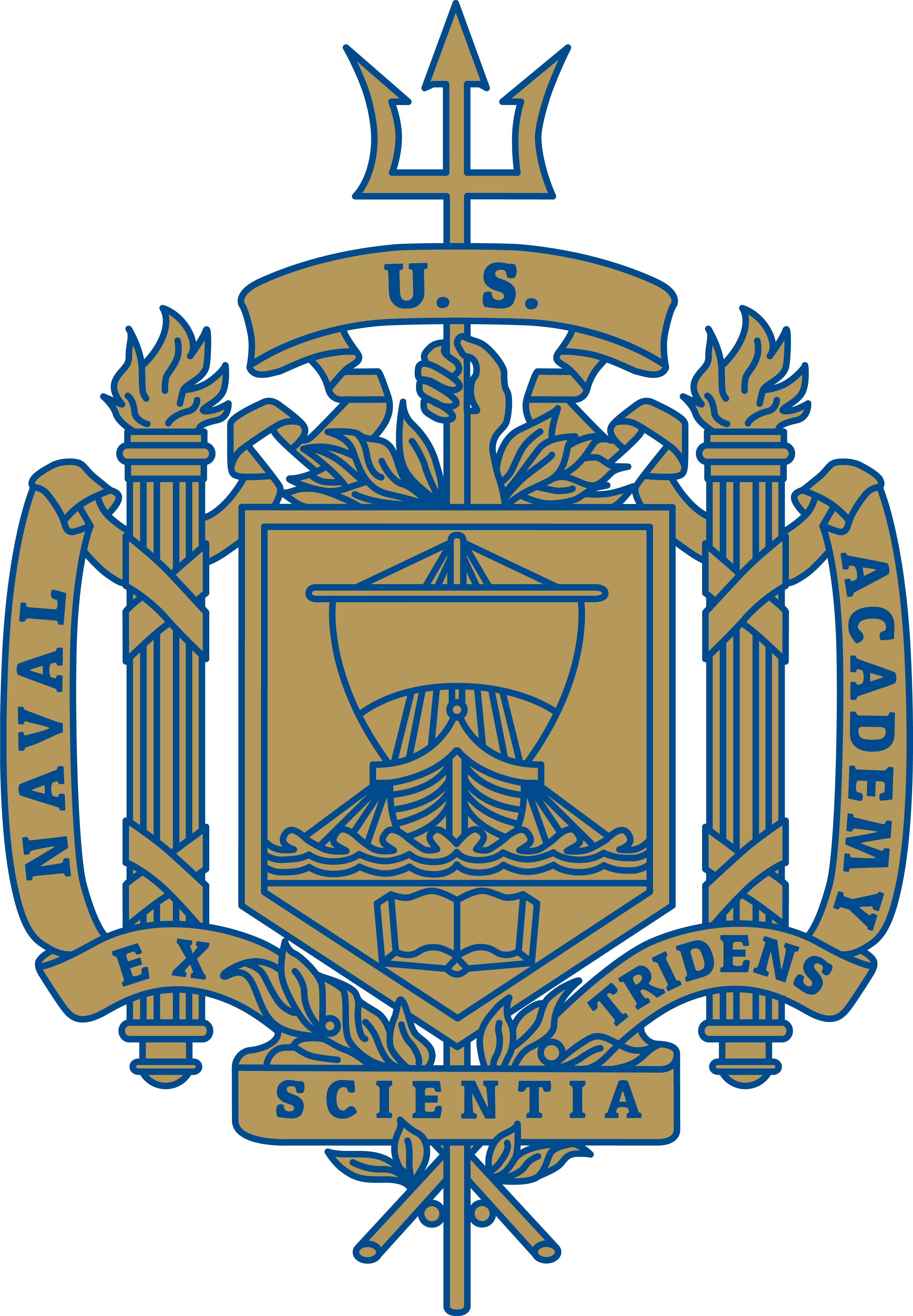 United States Naval Academy Trident Logo